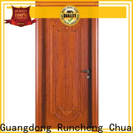 High-quality solid composite wooden door design company for offices