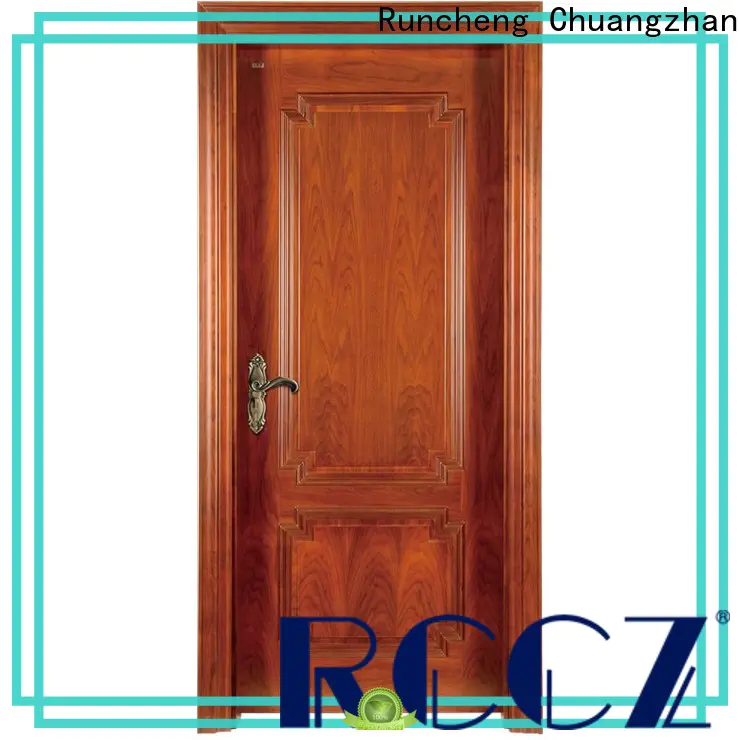 Runcheng Chuangzhan Wholesale wood effect composite door supply for villas