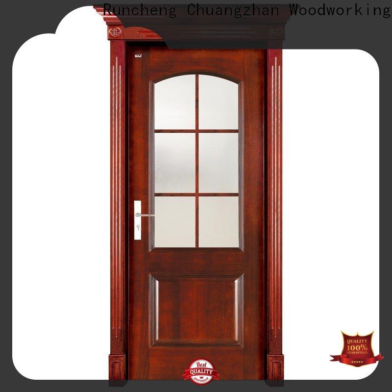 Runcheng Chuangzhan Wholesale interior wood doors with glass factory for villas