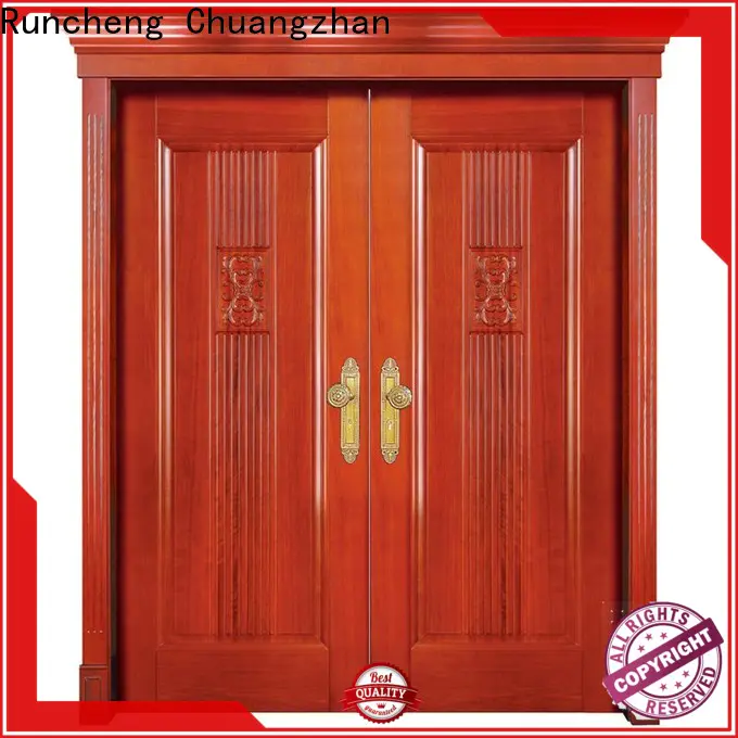 Runcheng Chuangzhan modern double front doors suppliers for offices