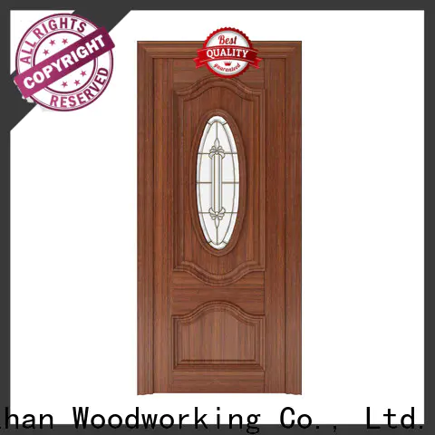 New white glass exterior door for business for indoor