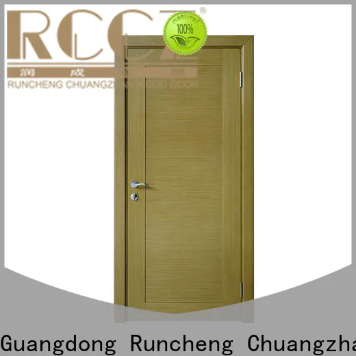 Runcheng Chuangzhan wood veneer front door supply for homes