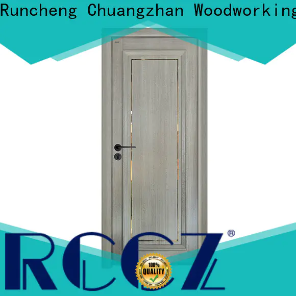Wholesale wood veneer front door for business for homes