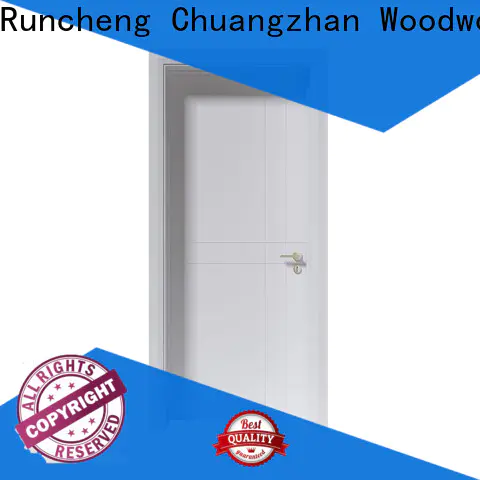 Runcheng Chuangzhan white wooden internal doors manufacturers for villas