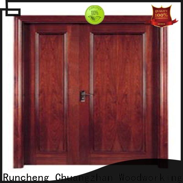 Runcheng Chuangzhan modern wooden flush door price list factory for offices