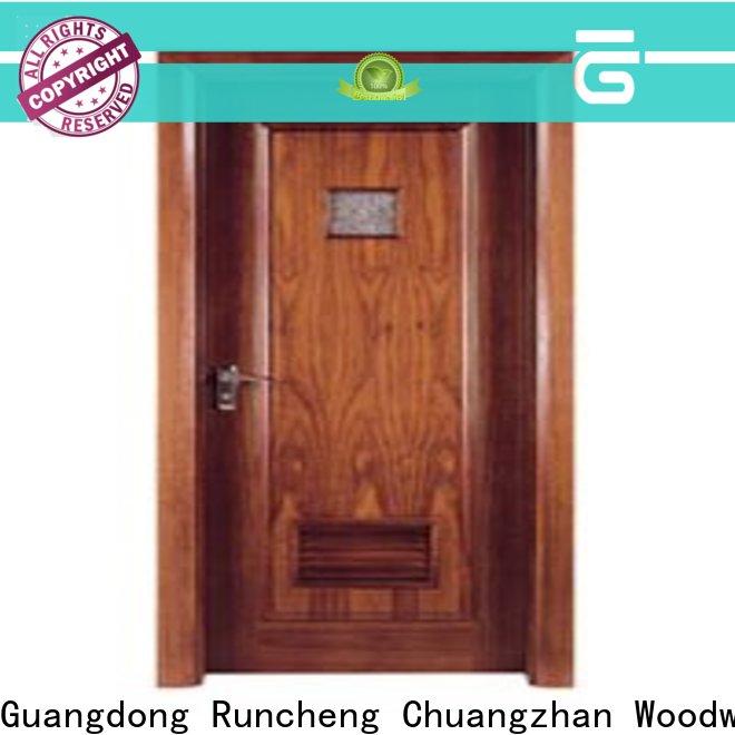 Runcheng Chuangzhan design solid wood flush door for business for villas